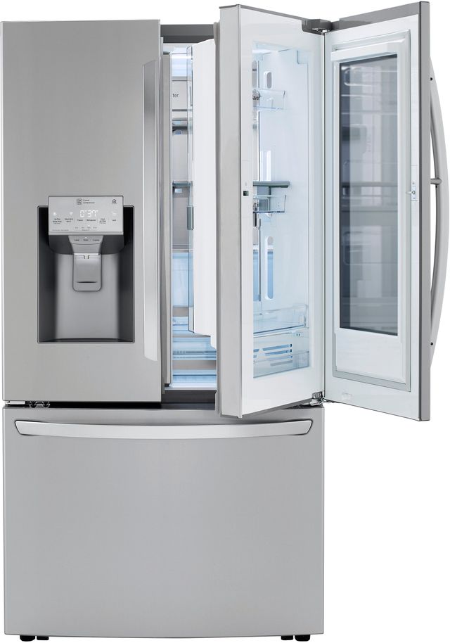 LG 23.5 Cu. Ft. PrintProof™ Stainless Steel Counter Depth French Door Refrigerator 19