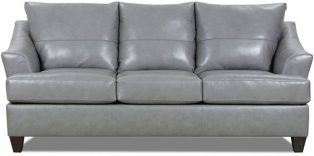 Lane® Home Furnishings Carlisle Silver Leather Sleeper Sofa-0