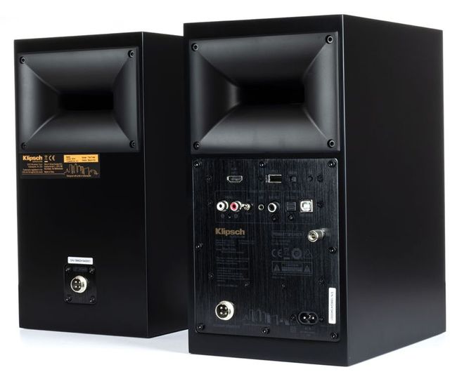 Klipsch® The Fives Matte Black Powered Speakers 5