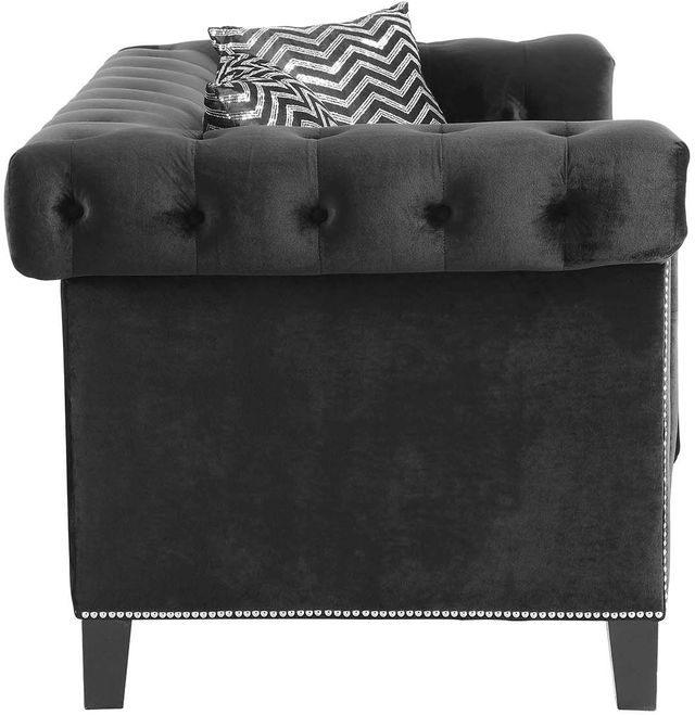 Coaster® Reventlow 3 Piece Black Living Room Set 6