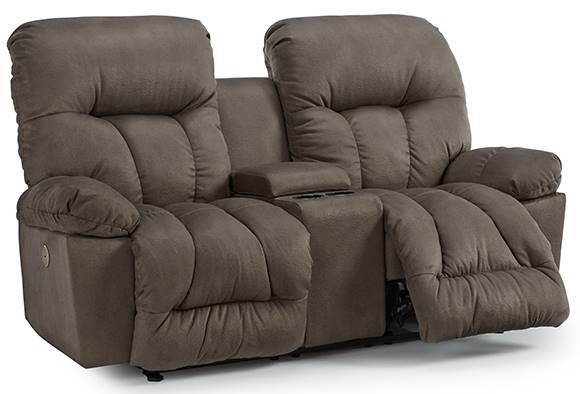Best® Home Furnishings Retreat Reclining Space Saver Loveseat with Console 2