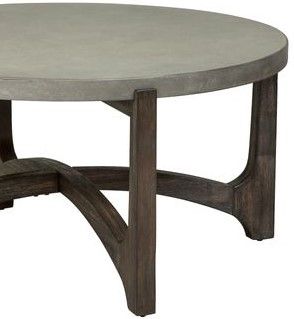 Cascade Collection Round Cocktail Table