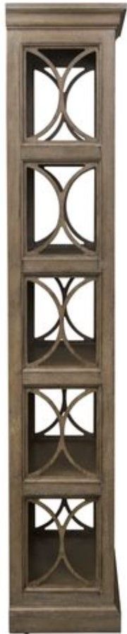 Liberty Simply Elegant Heathered Taupe Bookcase 2