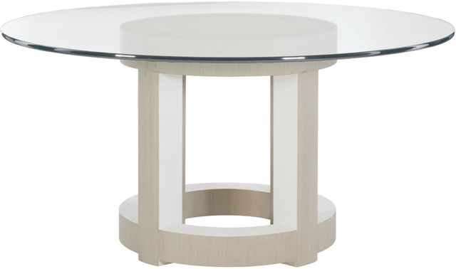 Bernhardt Axiom Gray/White 60" Round Dining Table 0