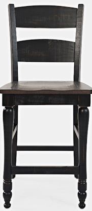 Jofran Inc. Madison County Ladderback Counter Height Stool Chair