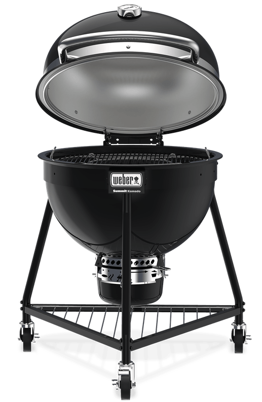 Weber Grills® Summit® Black Kamado E6 24" Charcoal Portable Grill-1