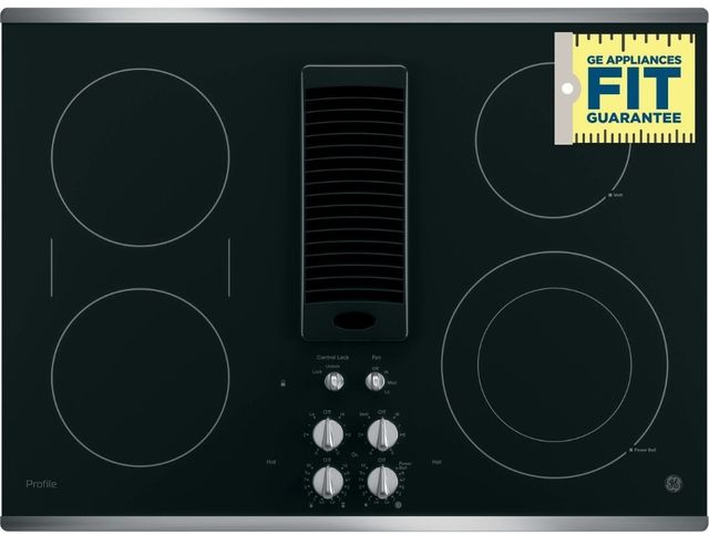 GE Profile™ 30" Stainless Steel Electric Cooktop 2