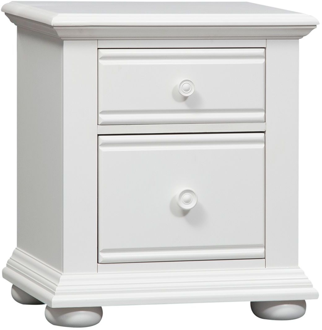 Liberty Furniture Summer House Oyster White Youth Nightstand