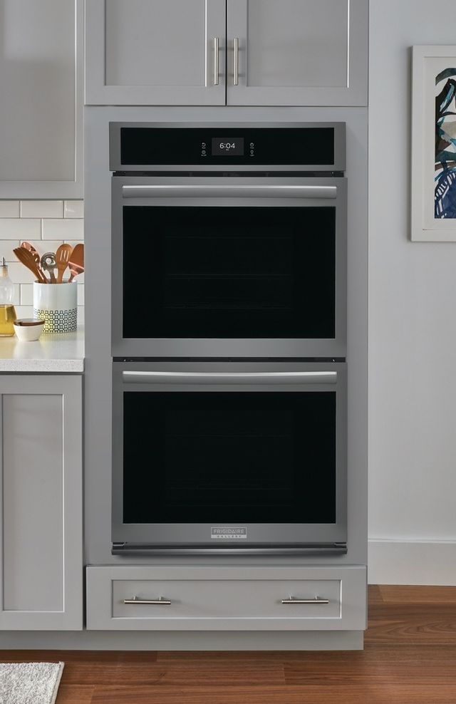 Frigidaire Gallery 27" Smudge-Proof® Black Stainless Steel Double Electric Wall Oven 7
