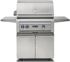 Viking® 5 Series 55.75" Stainless Steel Freestanding Natural Gas Grill-VQGFS5301NSS