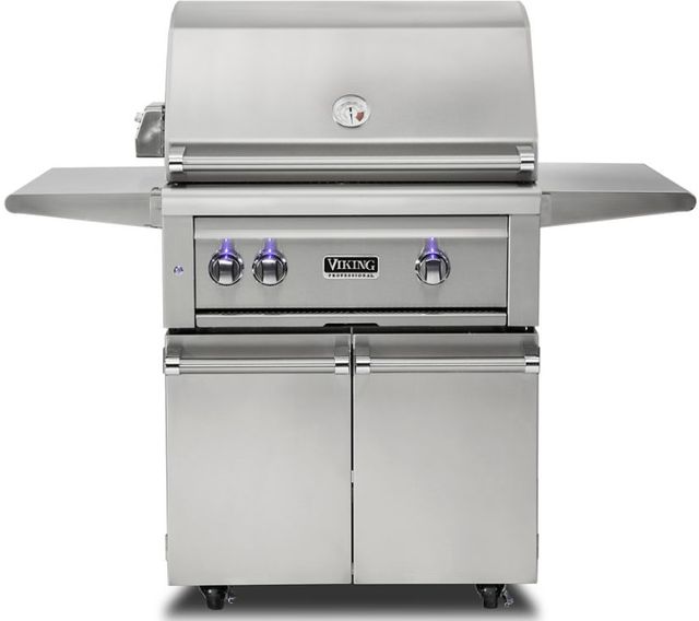 Viking® 5 Series 55.75" Stainless Steel Freestanding Natural Gas Grill-0