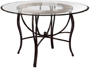 Hillsdale Furniture Pompei Black Gold Dining Table