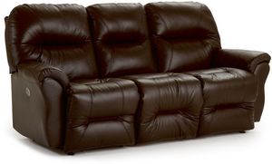 Best® Home Furnishings Bodie Chocolate Leather Space Saver® Sofa