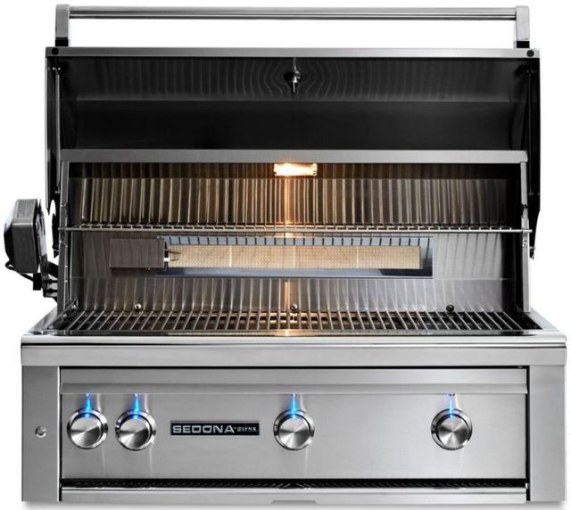 Lynx® Sedona 36" Stainless Steel Built In Grill with Rotisserie-1
