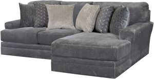 Jackson Furniture Mammoth 2-Piece Smoke Sectional Sofa Set