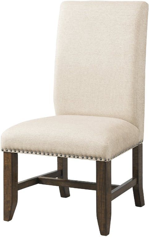 Elements International Franklin Fabric Back Side Chair-0