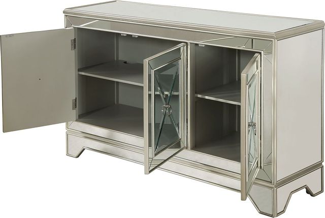 Accents by Andy Stein™ Prospect Metallic Gold Media Credenza-2