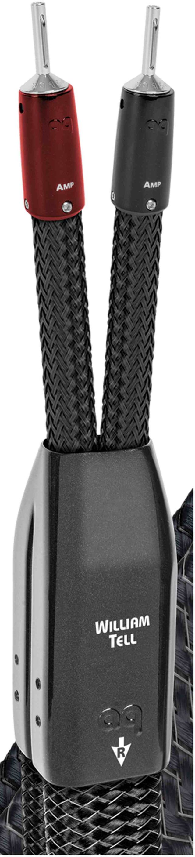 AudioQuest® William Tell Silver Biwire Combo Black 8 ft Speaker Cable 1