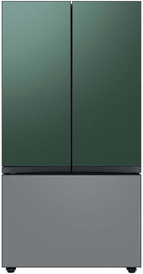 Samsung Bespoke 36" Matte Grey Glass French Door Refrigerator Bottom Panel 6