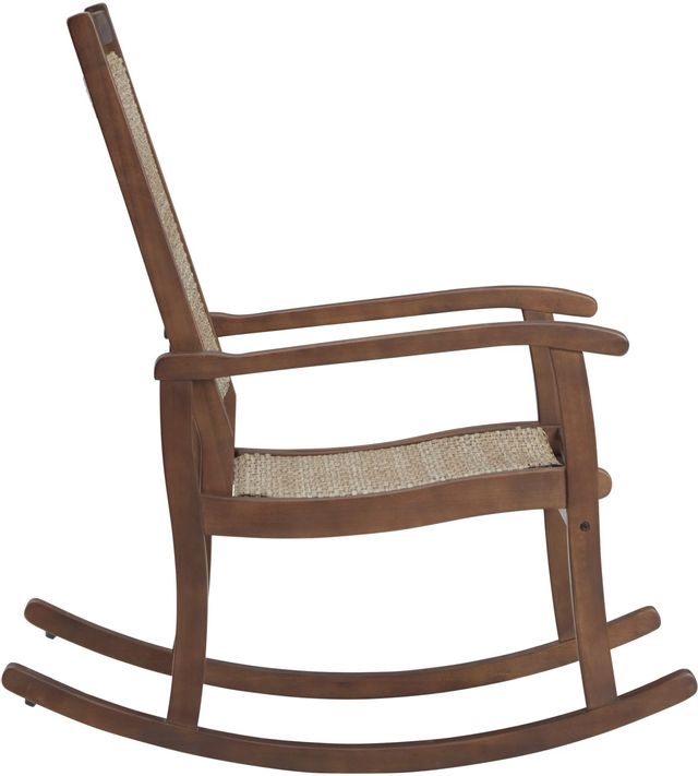 Signature Design by Ashley® Emani Brown/Natural Rocking Chair 2