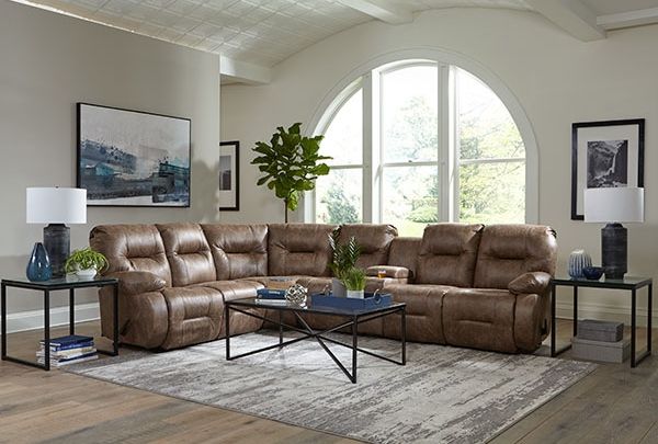 Best Home Furnishings® Brinley 7-Piece Power Reclining Sectional 1