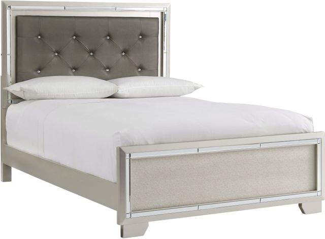 Signature Design by Ashley® Lonnix Silver Upholstered Full Bed