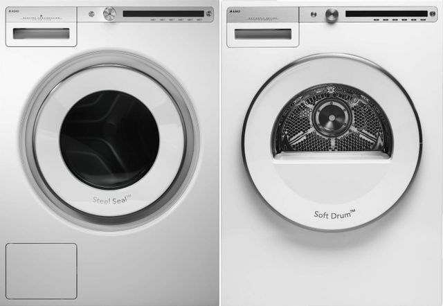 ASKO® Logic White Front Load Laundry Pair