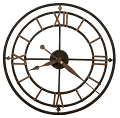 Howard Miller® York Station Antique Gold Wall Clock