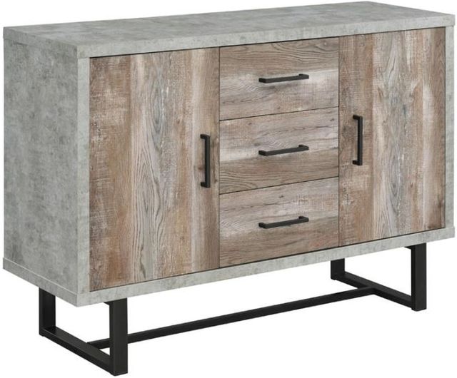 Coaster® Cement/Weathered Oak Accent Cabinet