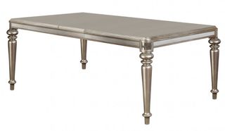 Coaster® Danette Metallic Platinum Dining Table