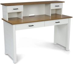 homestyles® Portsmouth Off-White Desk with Hutch
