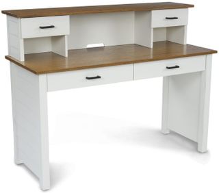 homestyles® District Off-White Desk with Hutch