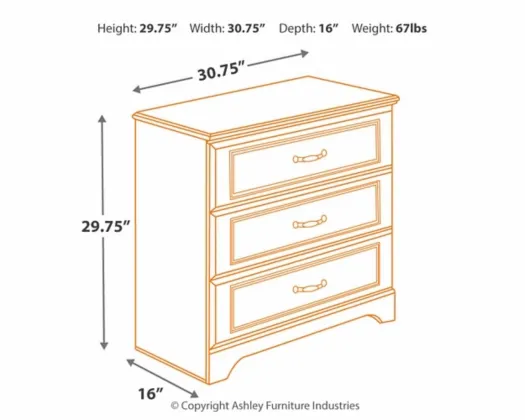 Signature Design by Ashley® Lulu White Loft Drawer Storage 2