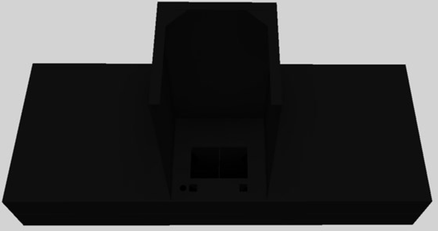 Vent-A-Hood® 54" Black Contemporary Wall Mounted Range Hood-2