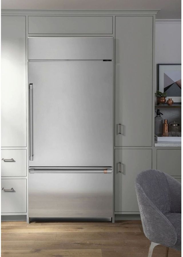 Café™ 21.3 Cu. Ft. Stainless Steel Built In Bottom-Freezer Refrigerator 8