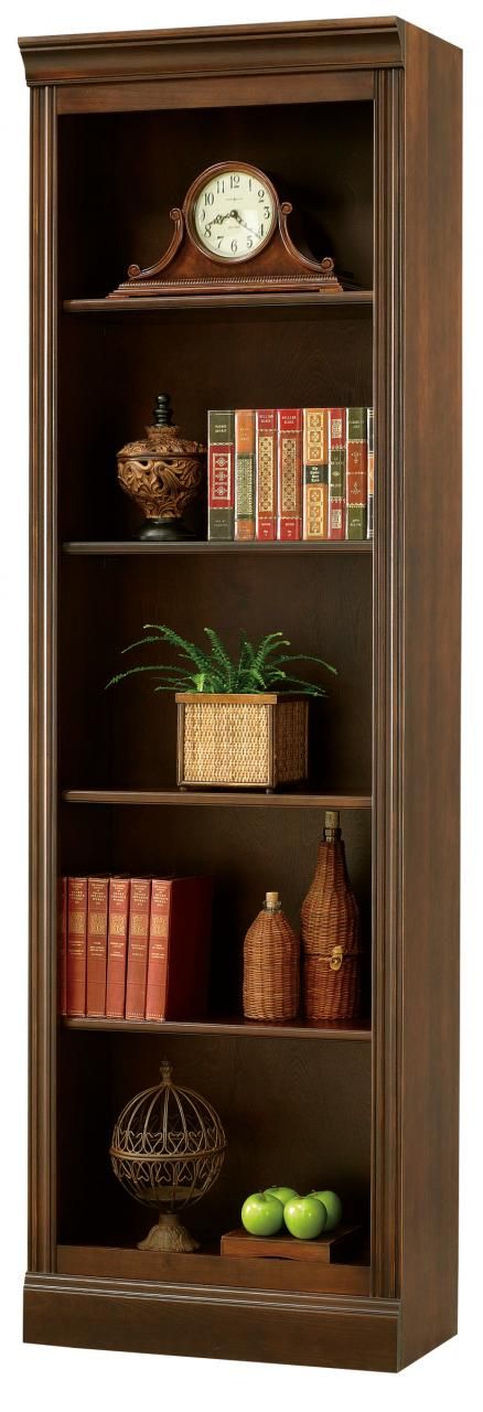 Howard Miller® Oxford Saratoga Cherry Bunching Bookcase | Hutch's Home ...