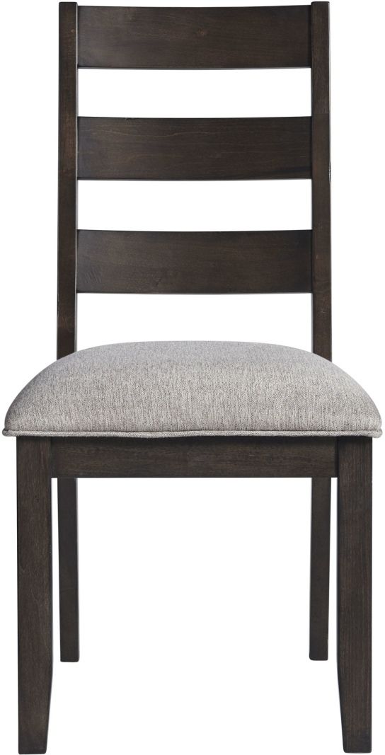 Intercon Beacon Two-Toned Black/Walnut Ladder Chair