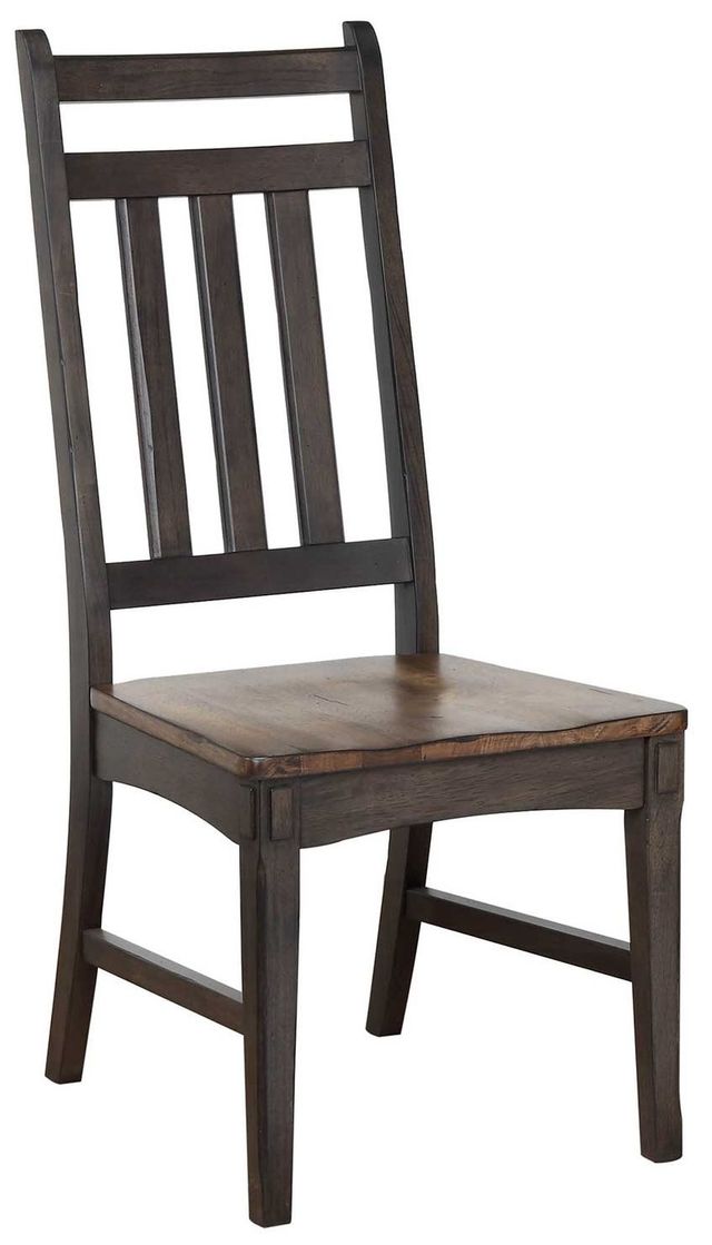 Tennessee Enterprises, Inc. Shelton Jacobean/Rustic Burnt Ginger Side Chair 0