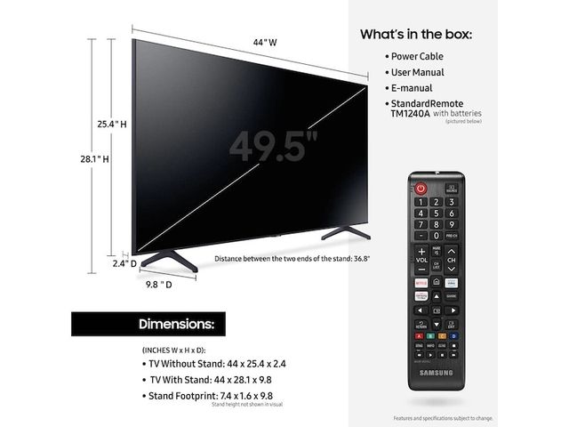 Samsung 50" 4K Ultra HD LED Smart TV 4