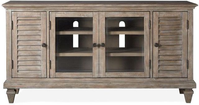 Magnussen® Home Lancaster Dovetail Grey Small Console 1