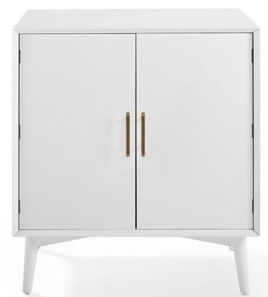 Crosley Furniture® Landon White Bar Cabinet-0
