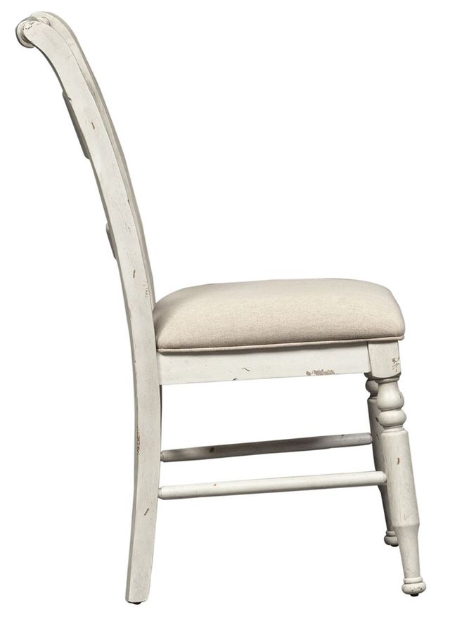 Liberty Furniture Whitney Weathered Grey Slat Back Side Chair-1