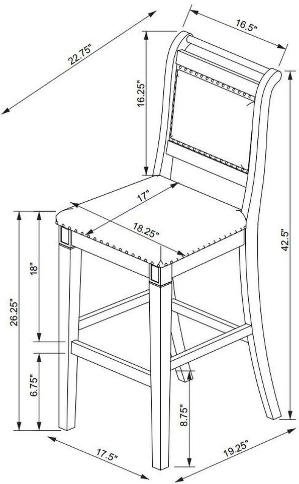 Linon Emmy Natural Counter Stool | Colder's | Milwaukee Area