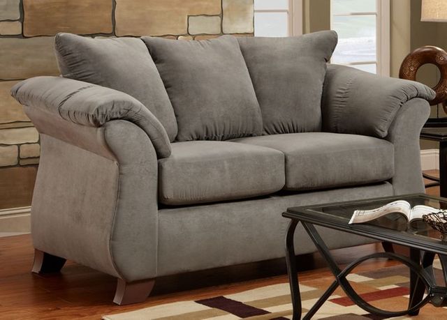 Affordable Furniture Sensations Grey Loveseat