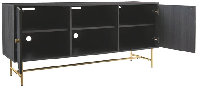 Signature Design by Ashley® Yarlow Black Large TV Stand-2