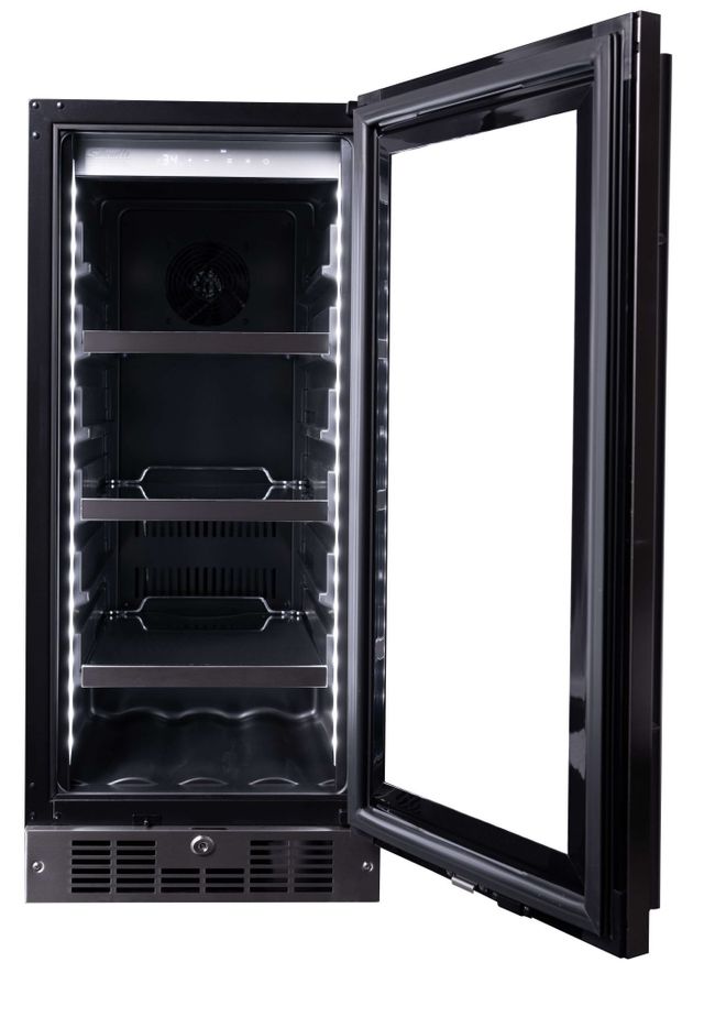 Silhouette® 3.1 Cu. Ft. Stainless Steel Frame Beverage Center-2