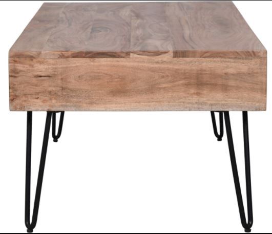 Jofran Inc. Rollins Natural 3 Drawer Coffee Table-3