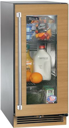 Perlick® Signature Series 2.8 Cu. Ft. Panel Ready/Glass Outdoor Under The Counter Refrigerator