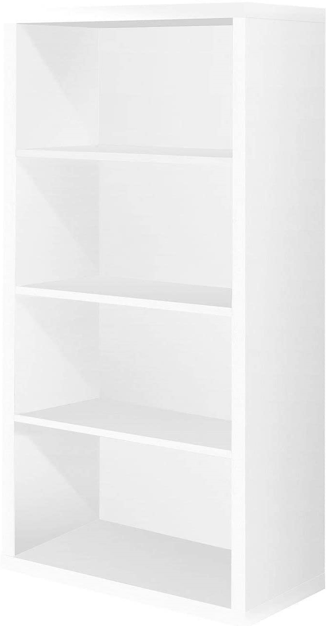 Deep on sale white bookshelf