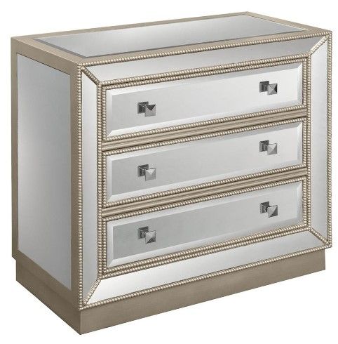 Coast2Coast Home™ Accents by Andy Stein Elsinore Silver/Mirror Chest-0